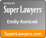 Emily Konicek Orlando Family Law Attorney Super Lawyers Badge